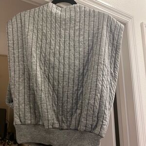 Sale!  Women's European Brand Pinstripe Crewneck Top—Unique and so comfortable!
